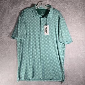 Bogey Bros Birdie Finger Golf Polo Mens Size XL Extra Large Teal Performance NWT
